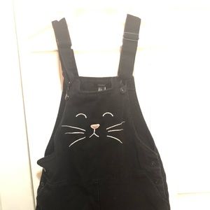 Cat overall dress